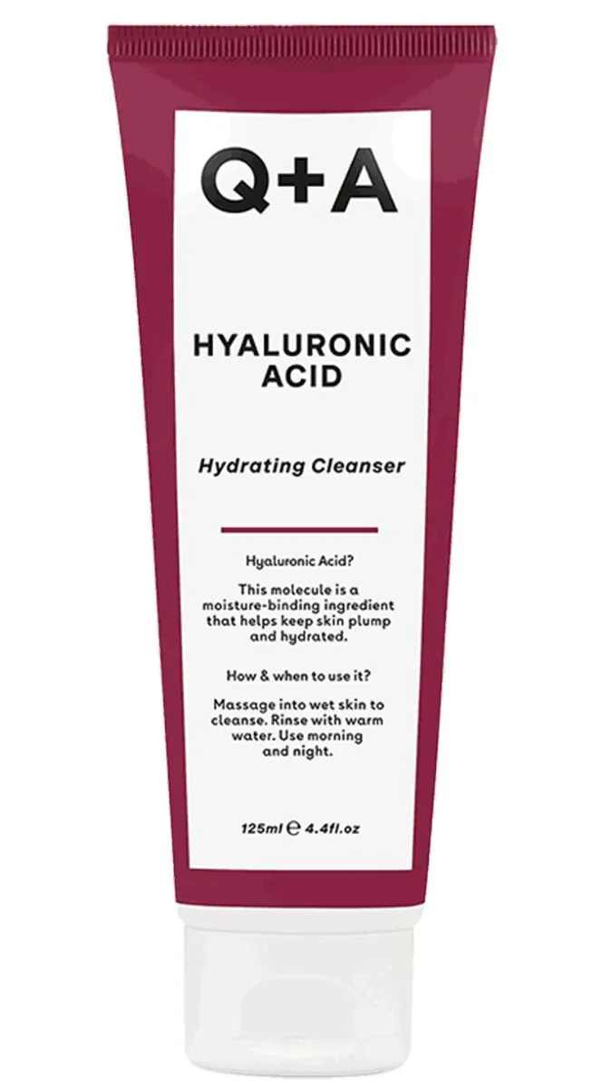 Q+A Hyaluronic - Żel do mycia twarzy z kwasem hialuronowym 125ml