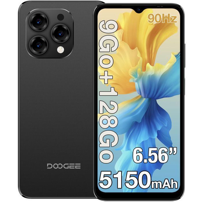 Smartphone DOOGEE N55 - Pantalla de 6,56
