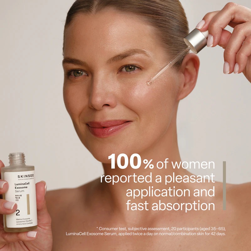 SKINSOO LuminaCell Exosome Serum осветљавајући серум за лице