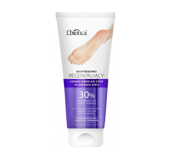 L'Biotica ekspresowo regenerujący dermo-krem do stóp 100 ml