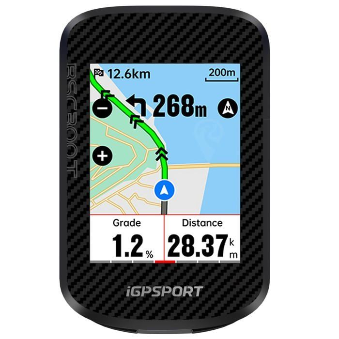 GPS Computer - IGPSPORT - BSC300T - Color Touchscreen - 20h Battery Life - Strava Multi-Function
