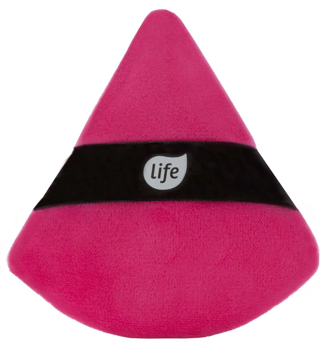 Life Puszek do Pudru Różowy Trójkątny
