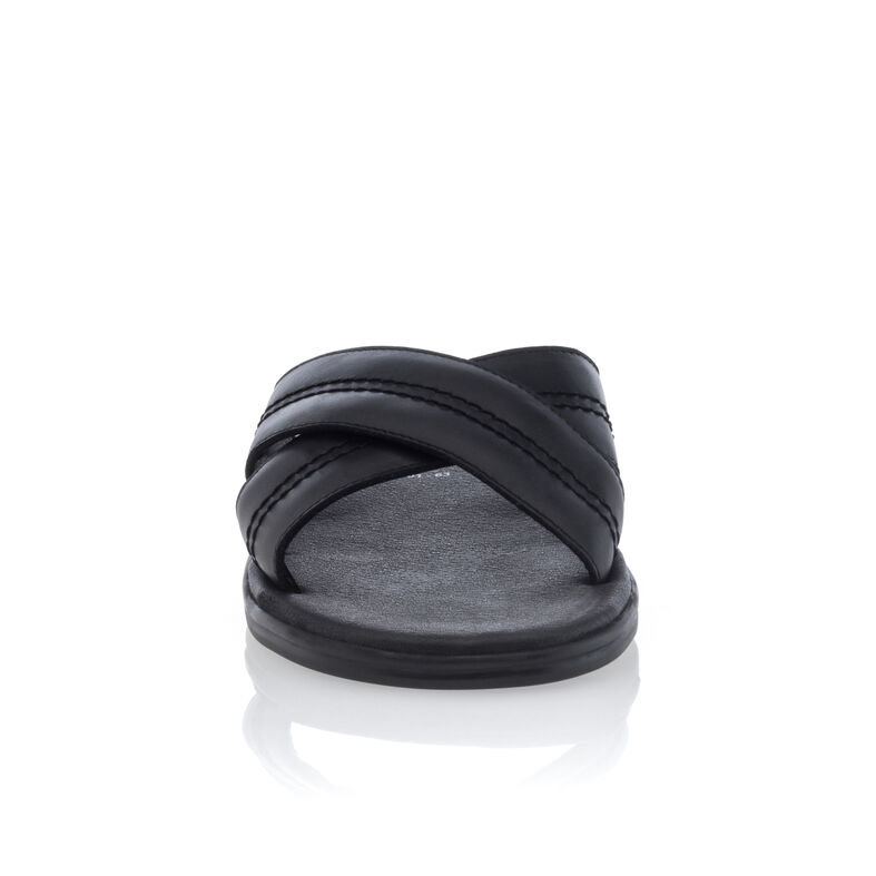  Svarta sandaler / skor med öppen tå för män