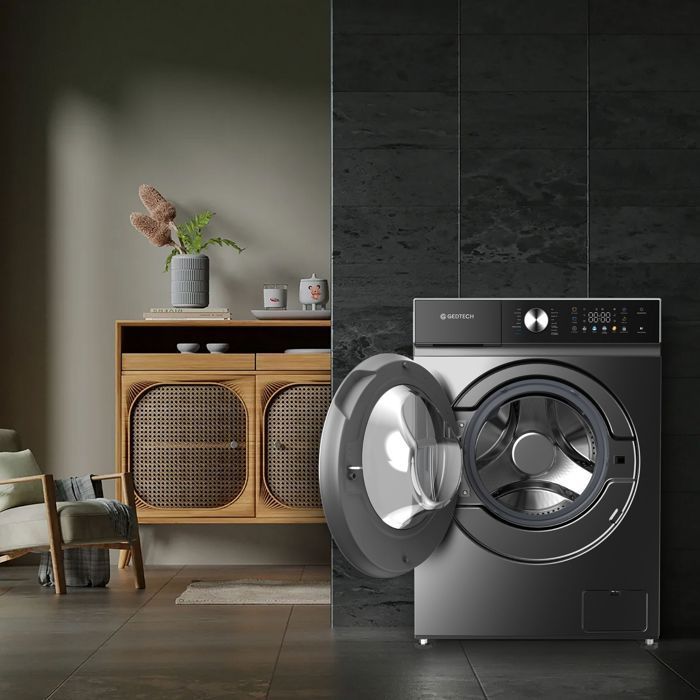 GEDTECH Voorlader Wasmachine GLLPS91400DG - 9 kg - 1400 tpm - 16 Programma's - Eco - Intensief - Snel - Zeer Laag Verbruik - Kleuren LED
