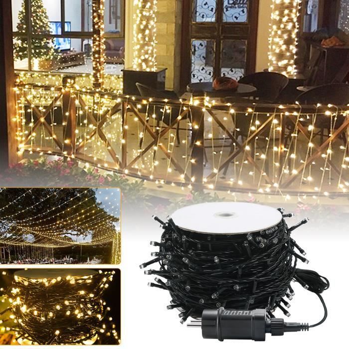 Guirnalda de luces LED YUENFONG - 30 m - 300 LED - 8 modos - Resistencia al agua IP44