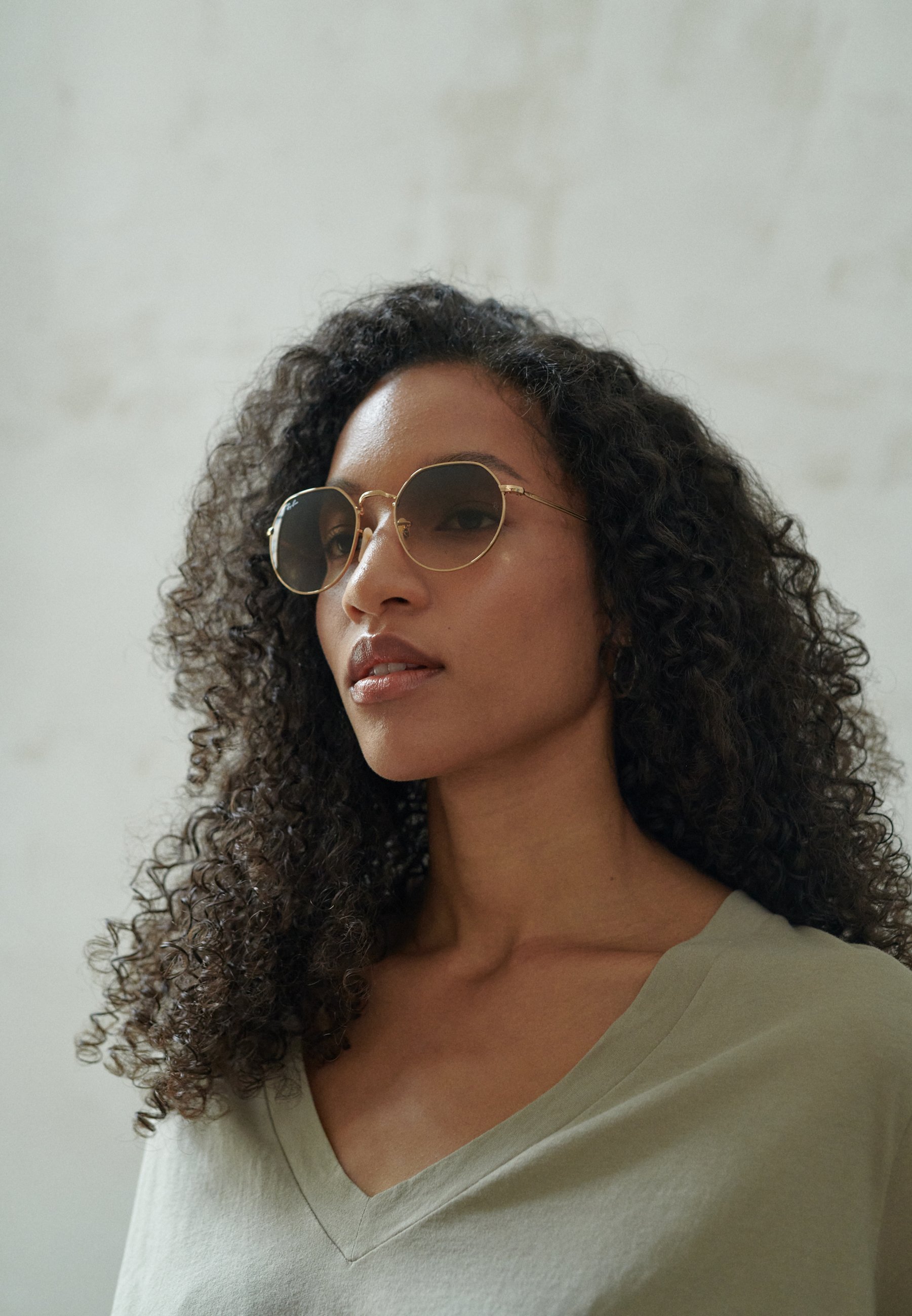 Ray-Ban JACK UNISEX - Zonnebril - goudkleurig