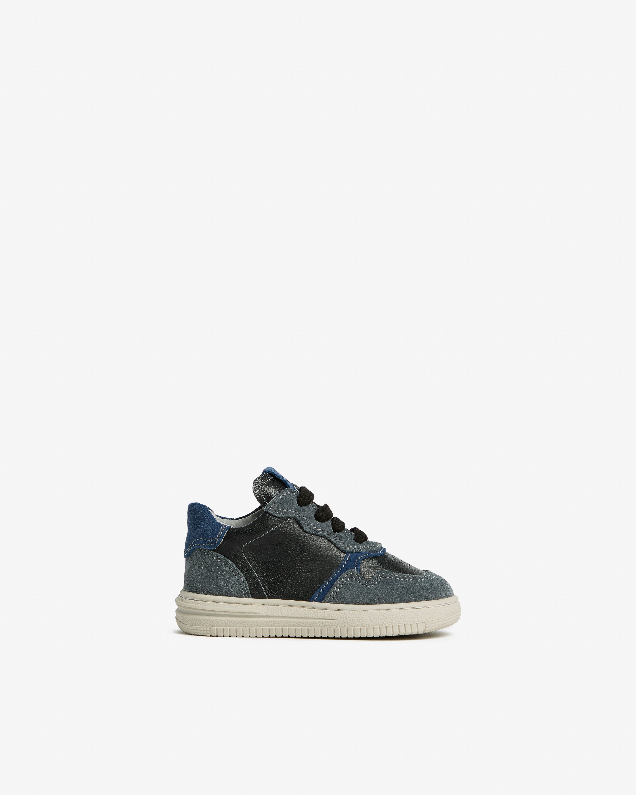  Junior-Sneaker aus Leder und Wildleder für Kinder