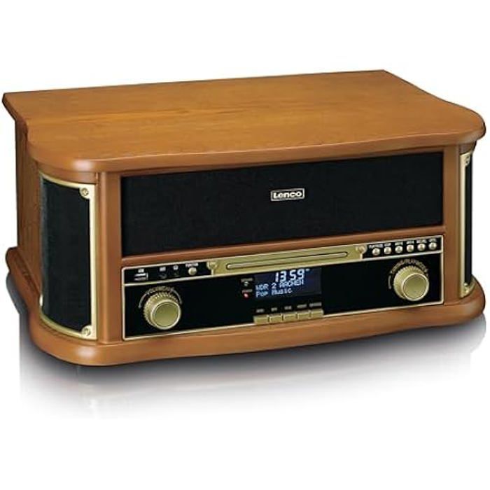 Giradischi Lenco TCD-2571WD Classic Phono