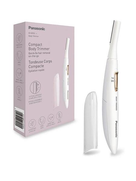 Epilatore da viaggio Panasonic per tutto il corpo, ideale da portare sempre con sé per le donne.