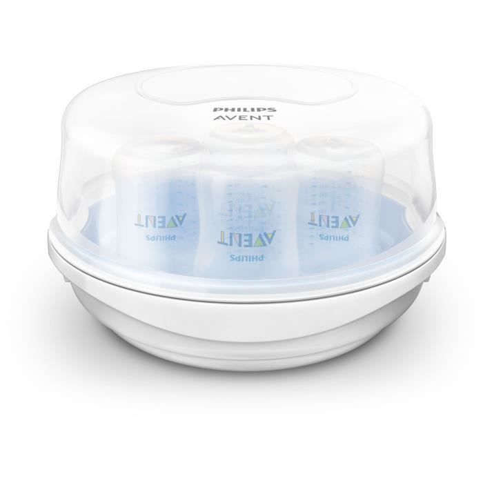 Sterilizzatore a microonde - PHILIPS AVENT - Vapore rapido - Blu/Bianco - Sterilizza in 2 minuti - Design compatto