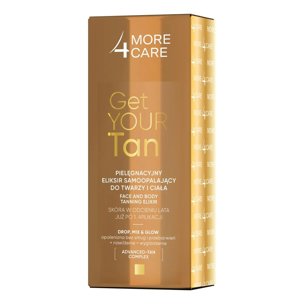 More4Care Get Your Tan Eliksir samoopalający do twarzy i ciała