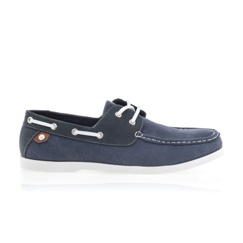 Blaue Herren-Loafer/Bootsschuhe