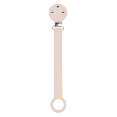 Nattou Pacifier Clip Universalus laikiklis Silikoninis Smėlio spalvos Current de Chucha 100% silikonas 1 ir 1 vnt.