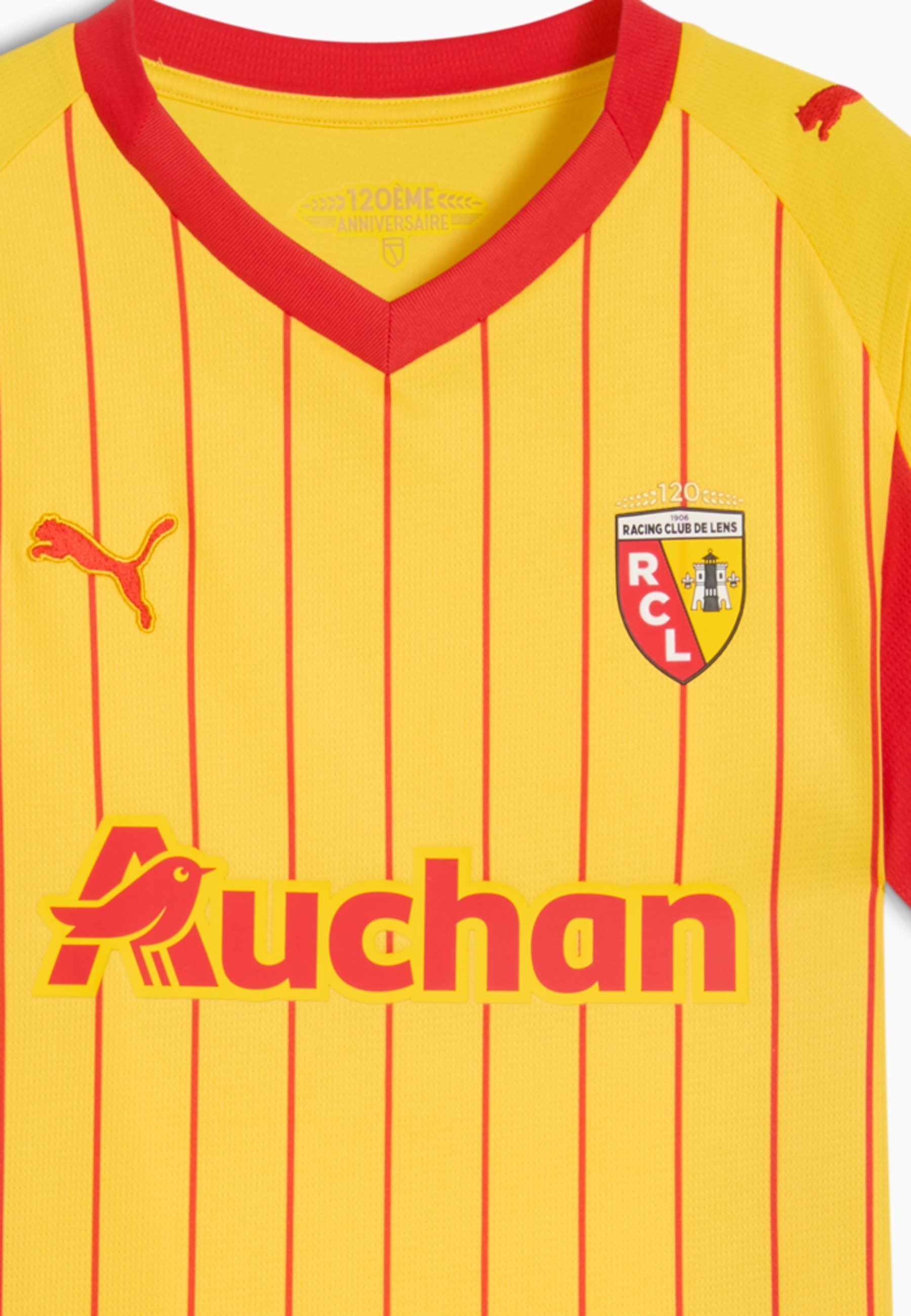 Puma RC LENS 25/26 HEIM - T-shirt stampata - pelé giallo rosso