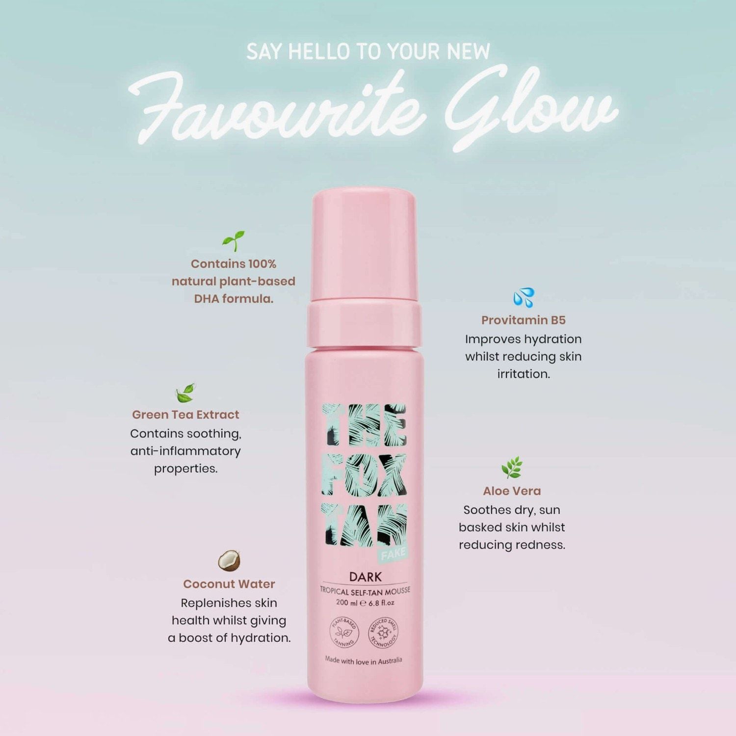 THE FOX TAN pjena za samotamnjenje tamno tropski smeđi - 200 ml