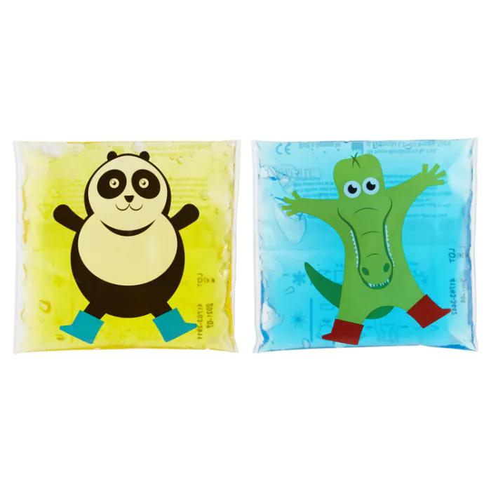 Nexcare ColdHot Therapy Pack Happy Kids, Zimno-ciepły okład żelowy wielokrotnego użytku, 11x12cm