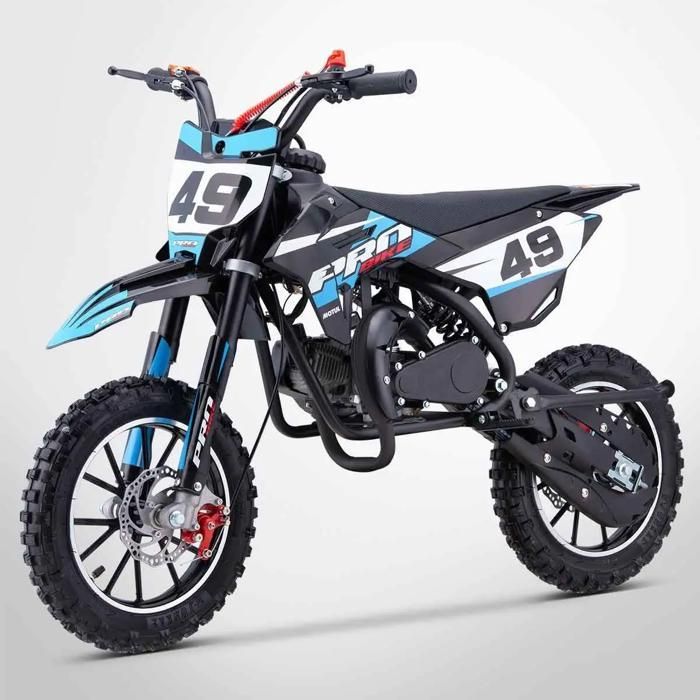 Pocket Cross PROBIKE 49 / Mini Moto Enfant 50cc / Édition 2025 / Bleu