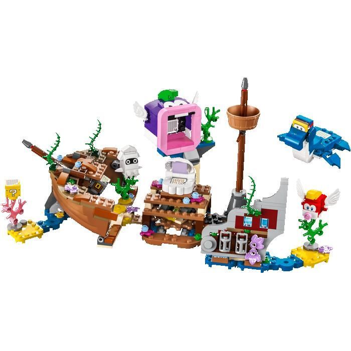 LEGO super mario 71432 Ensemble d'extension Aventure dans l'épave engloutie avec Dorrie Cadeaux Jouets Objets de collection 7+