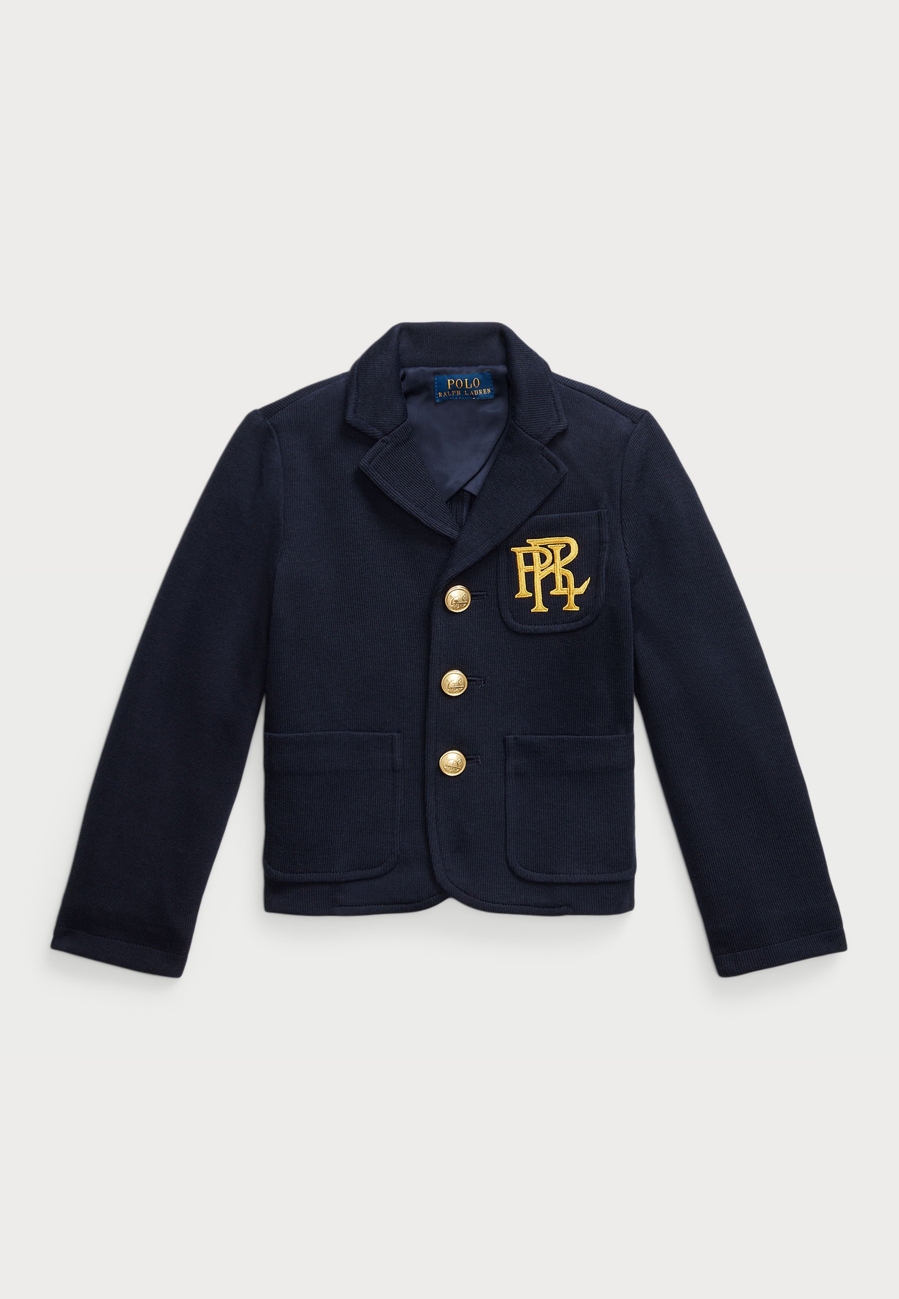 Blazer Polo Ralph Lauren à double maille avec logo - Blazer - bleu marine