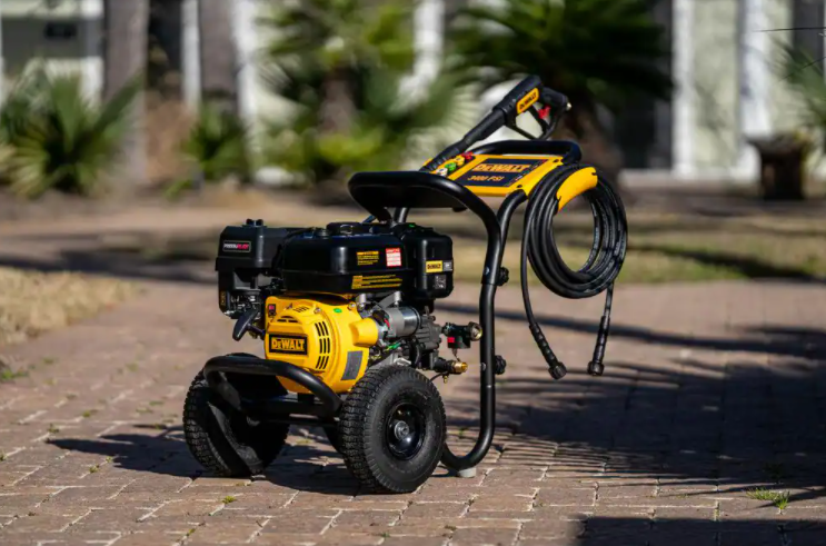 DEWALT 3400 PSI 2,5 GPM kaldtvanns høytrykksspyler med AAA aksial lobepumpe