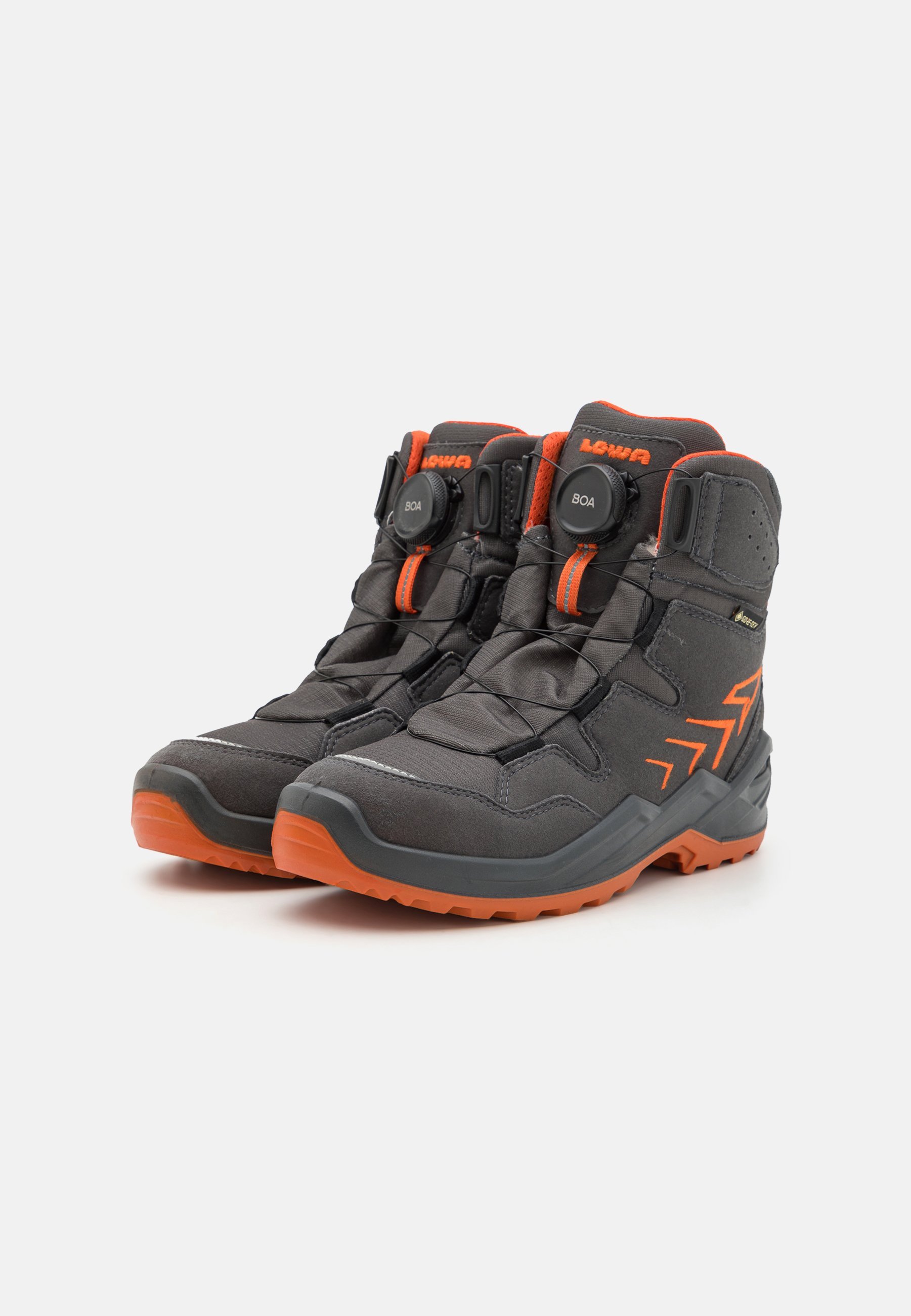 Bottes d'hiver Lowa FIRO GTX HI JR unisexes - anthracite/orange