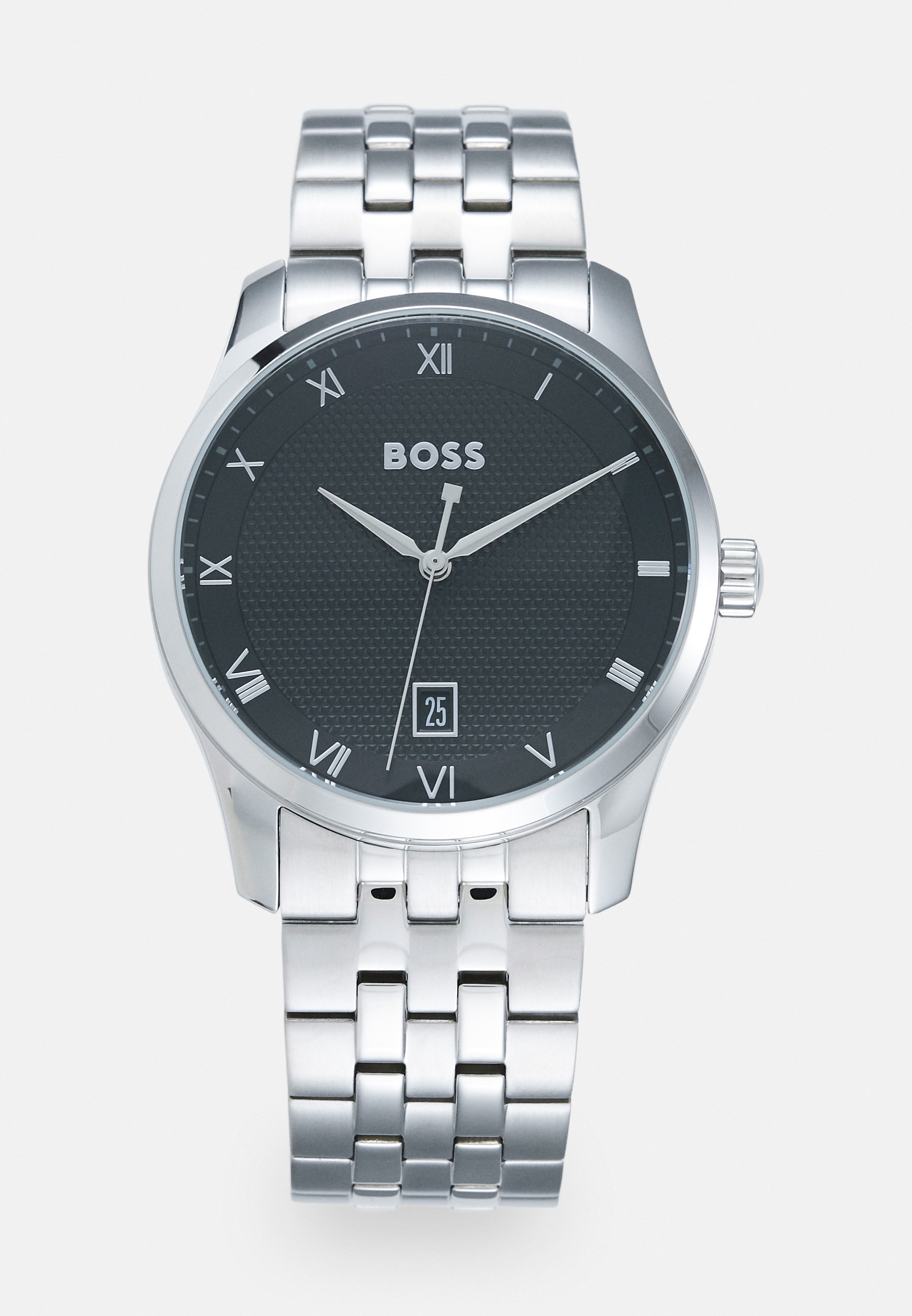 BOSS PRINCIPLE - Montre - argentée/noire
