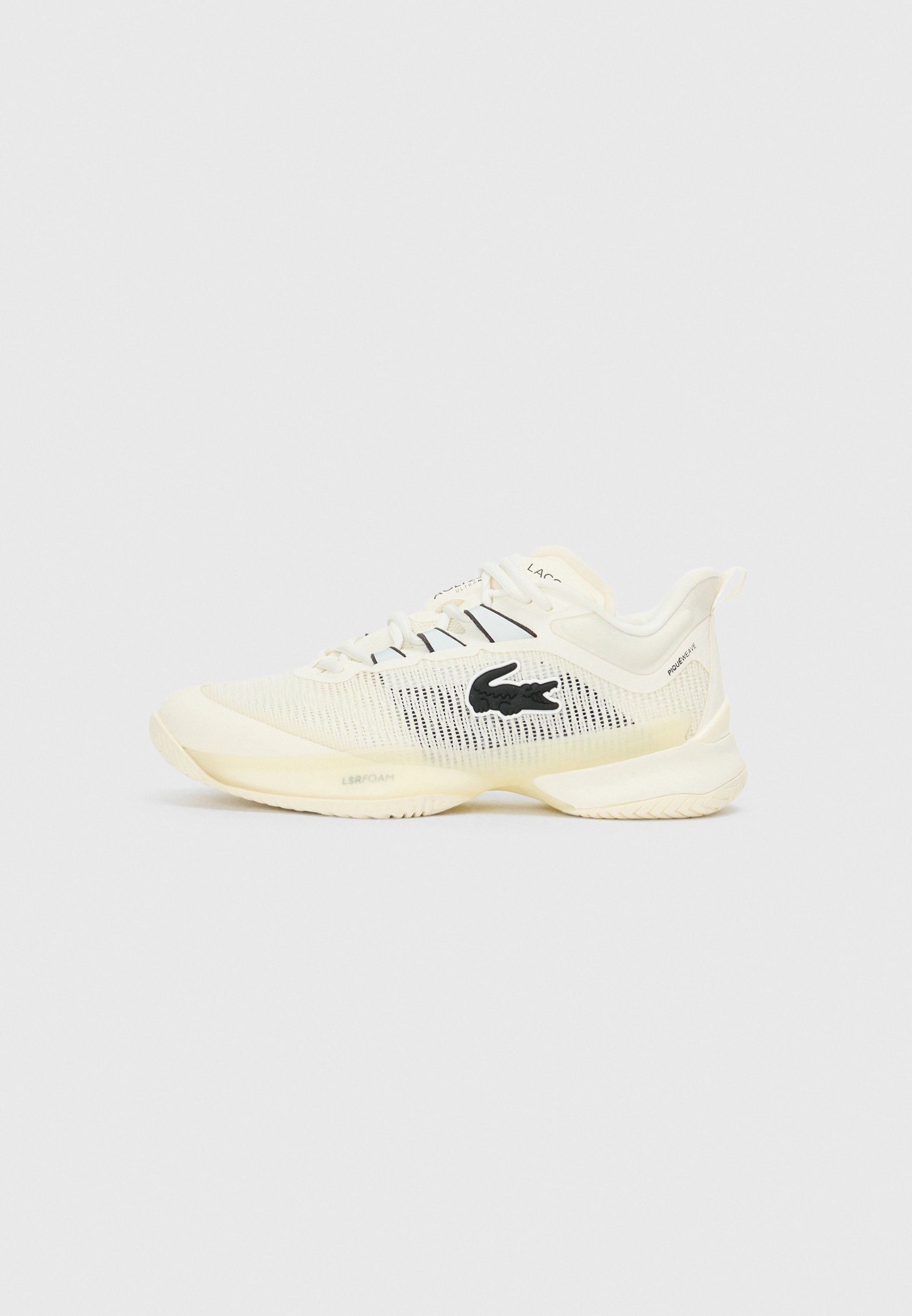 Lacoste Sport AG LT23 ULTRA - Chaussures de tennis multicourts - blanc cassé