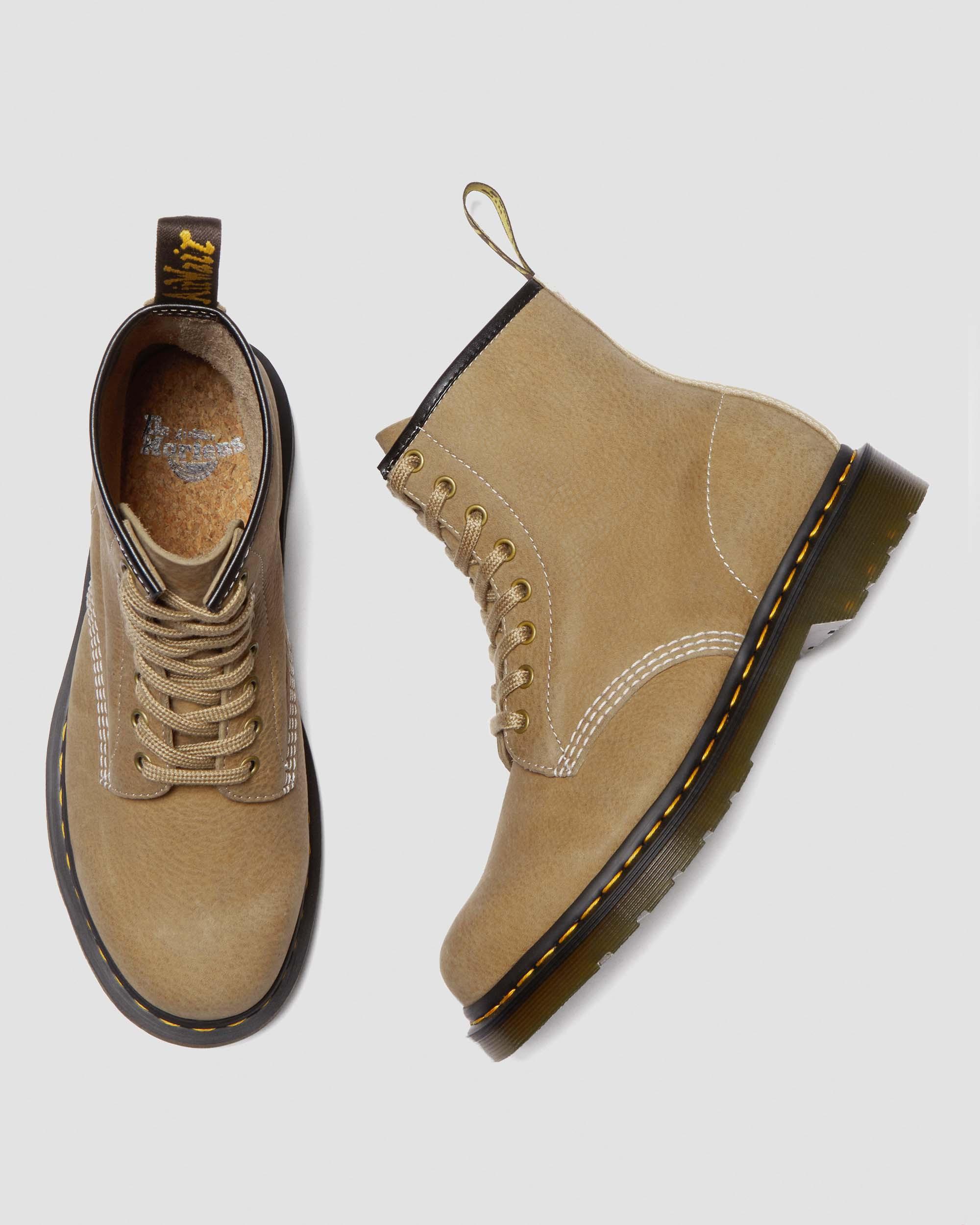 1460 Tumbled Nubuck Leather Lace Up Boots
