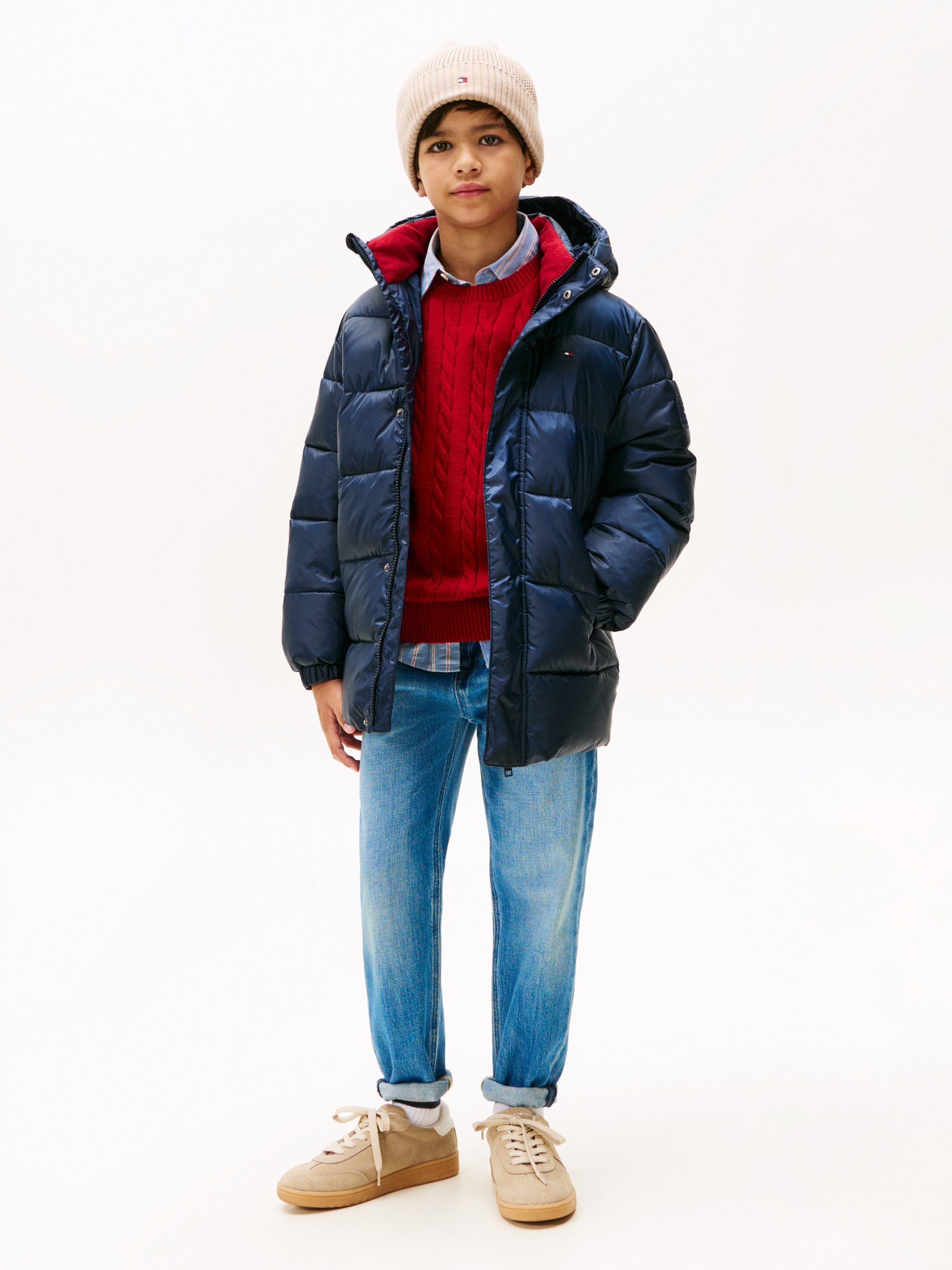Tommy Hilfiger ESSENTIAL UNISEX - Kurtka zimowa - ciemnogranatowa