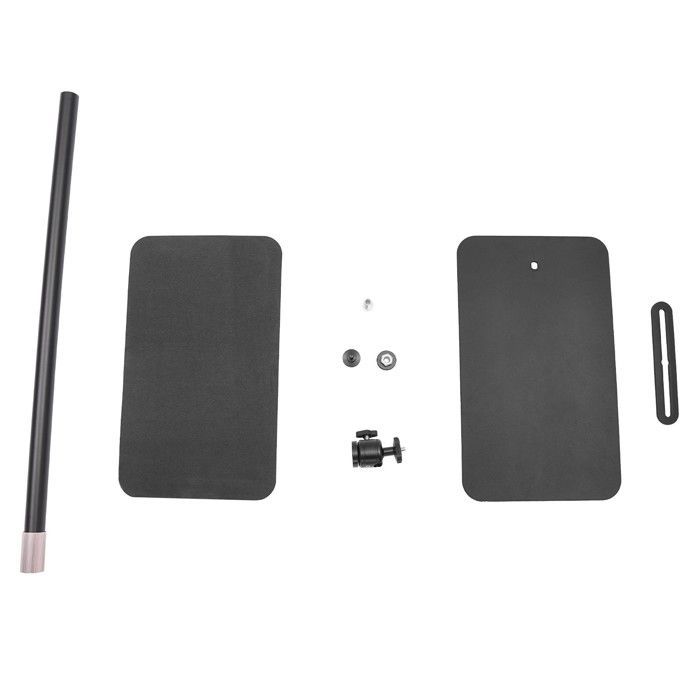 Suporte preto para projetor - giro de 360° - suporte para projetor com altura ajustável para quartos