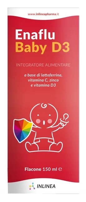 Voedingssupplement INLINE Enaflu Baby D3 siroop 150 ml