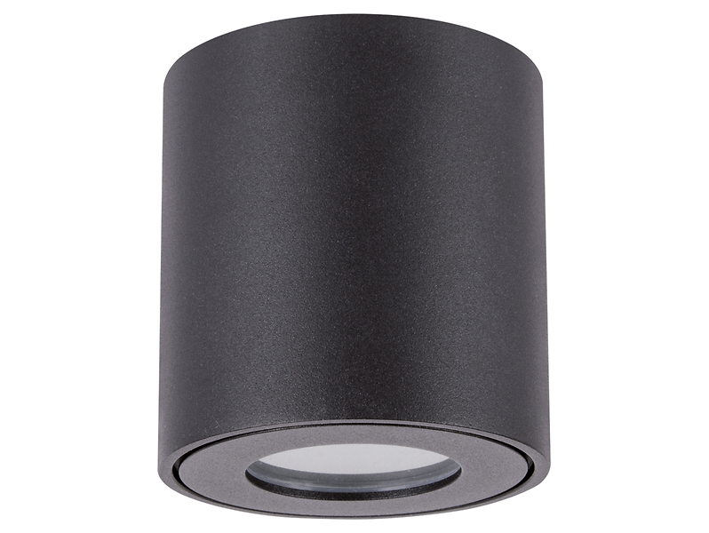 Lampa sufitowa zewnętrzna Zorba  aluminiowa czarna