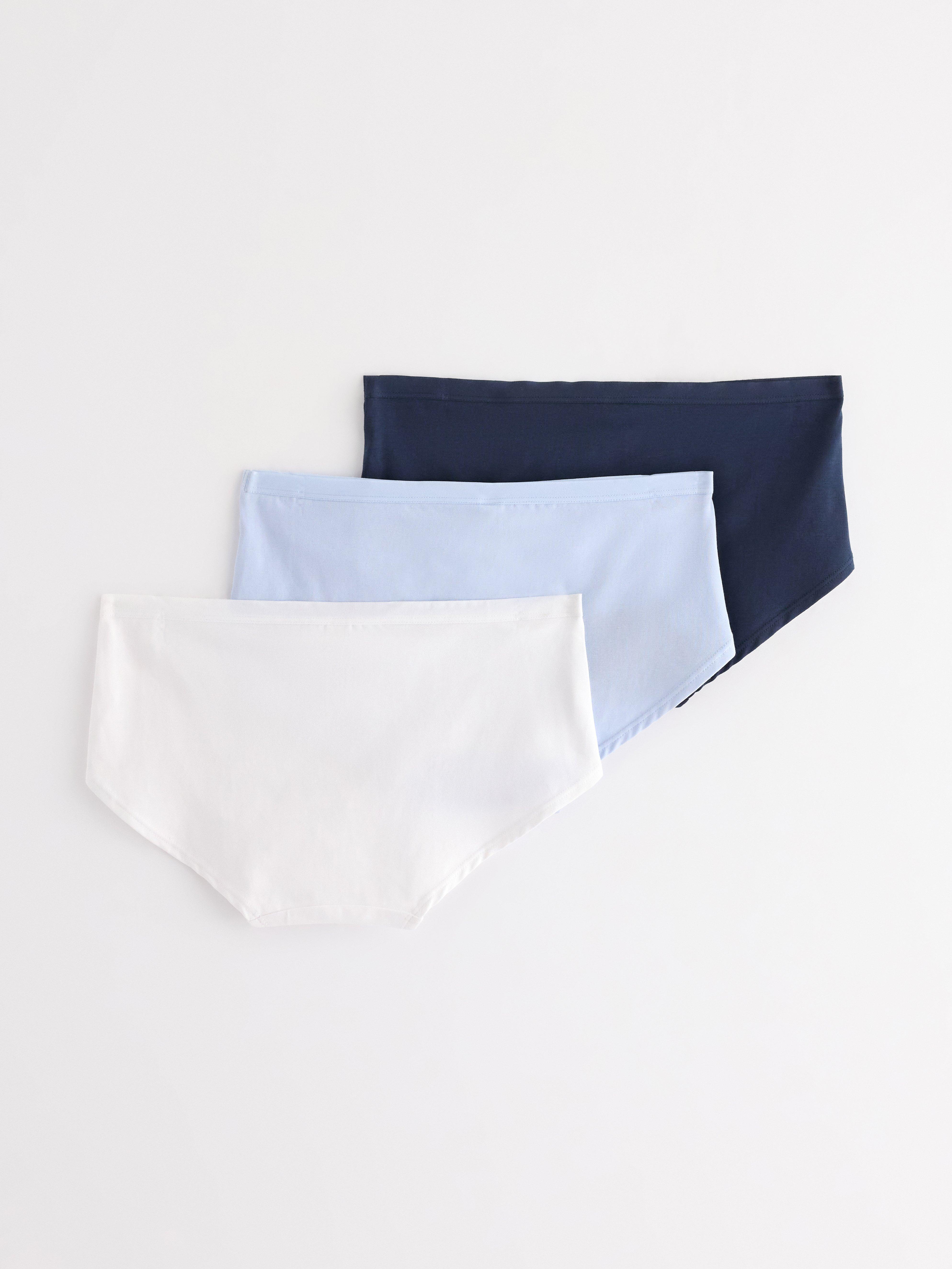 Paquete de 3 bragas azul claro