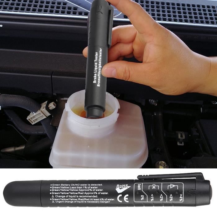 SALUTUYA Probador de líquido de frenos, Pluma probador de líquido de frenos SALUTUYA, Pluma probador de líquido de frenos, 5 herramientas automáticas