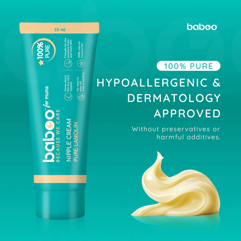 Baboo Brustwarzencreme Reines Lanolin Lanolin-Salbe