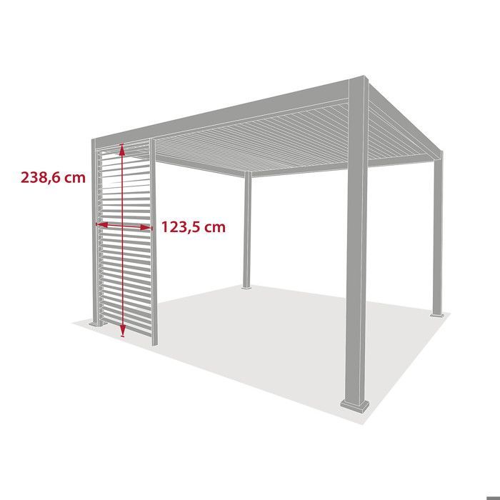Persienne pour pergola bioclimatique 
