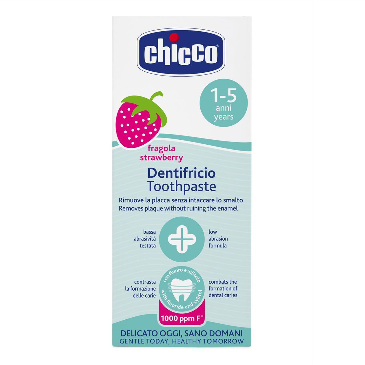 Dentífrico con flúor Sabor Fresa 12m+