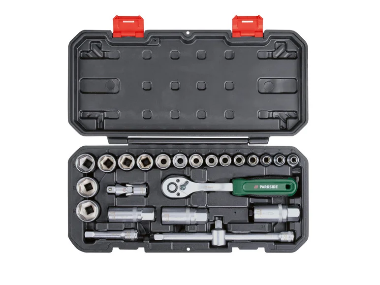 PARKSIDE® Dobbelt og preget sett PSSS 24 A1, 24 deler