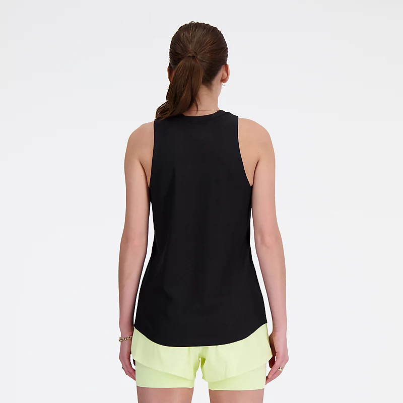 Dames Jacquard Slim Fit Top - ZWART