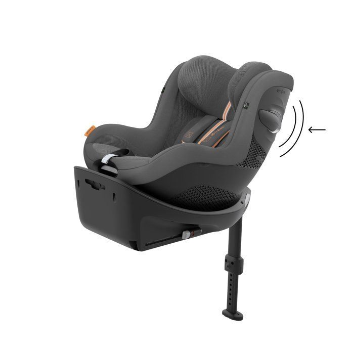 Cybex Sirona G Gold car seat - 61 to 105 cm - birth up to 19 kg - 3 months to 4 years - Lava Grey (Plus)