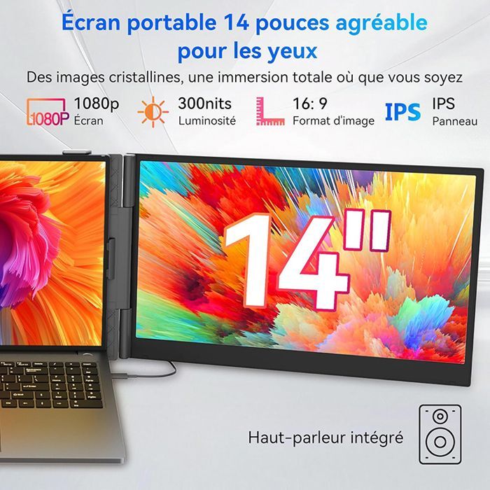Blackview DCM6 — Écran portable double 14