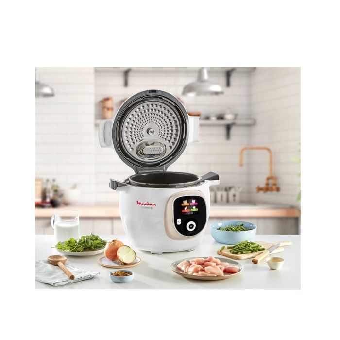 MOULINEX Cookeo+ Multicooker Wit en Vorm 180 Recepten YY5412FB