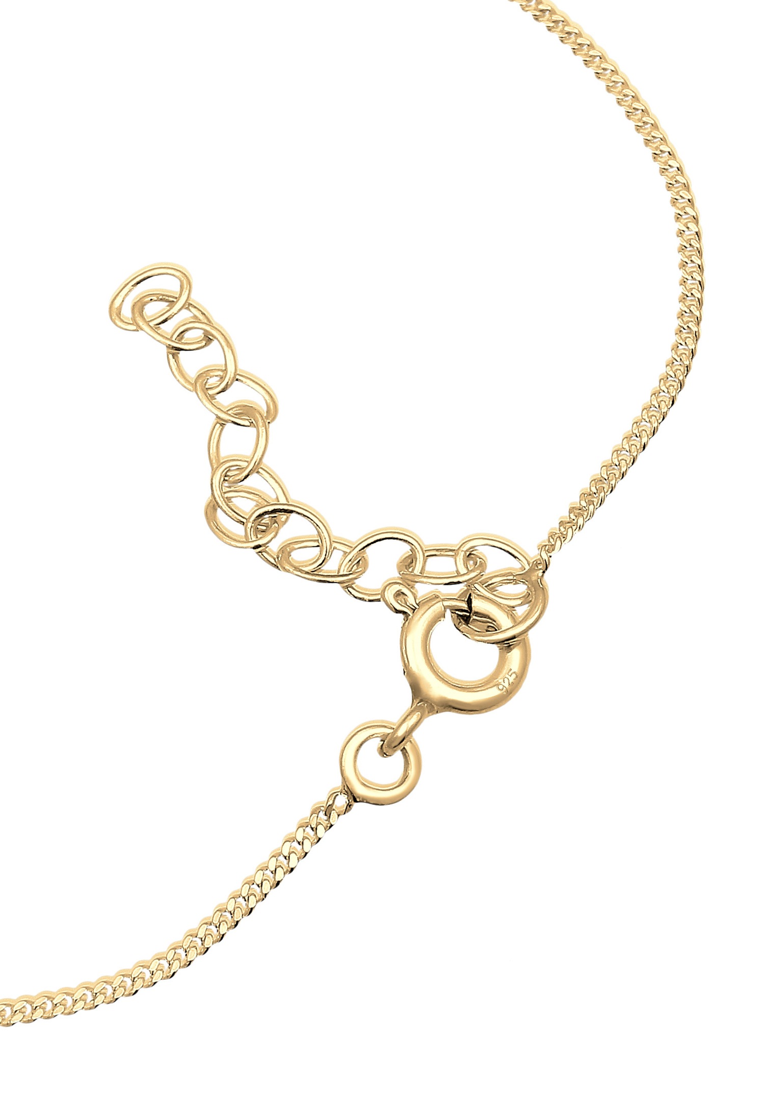 Elli Pendentifs Rose Amour Bracelet Femme - (925/1000) Argent