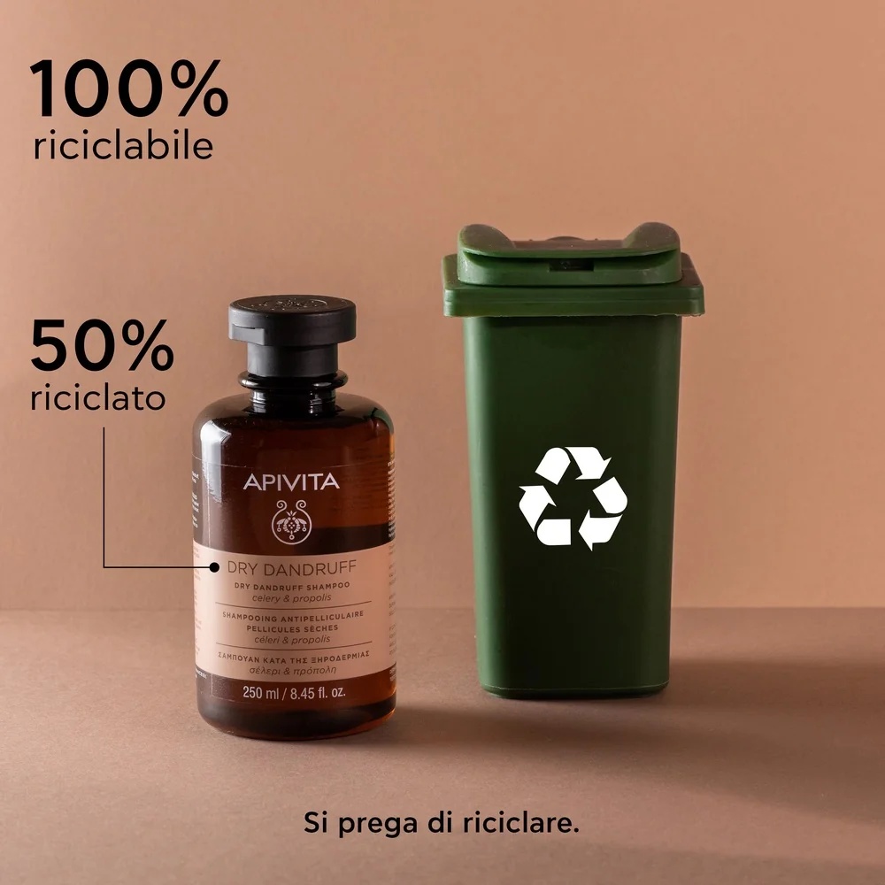APIVITA Apivita Droogshampoo tegen roos Selderij en propolis 250 ml Droog fosfor