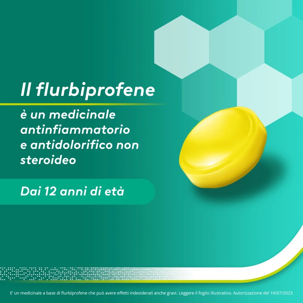 ASPIRINE Aspi Gola Anti-inflammatoire 16 bonbons miel-citron pour le mal de gorge