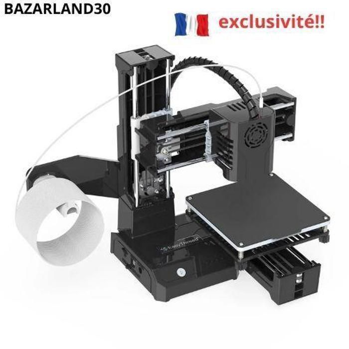 3D Printer - BAZARLAND - K9 - Low Noise - WiPrint Compatible - 1.75mm Filament