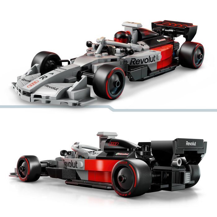 LEGO Speed Champions 77259 Voiture de Course Audi Revolut F1 Team R26 - Jouet dès 10 ans