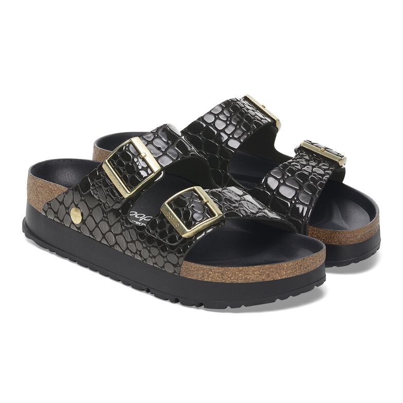 Arizona Flex Platform Pelle vernice - Black Black