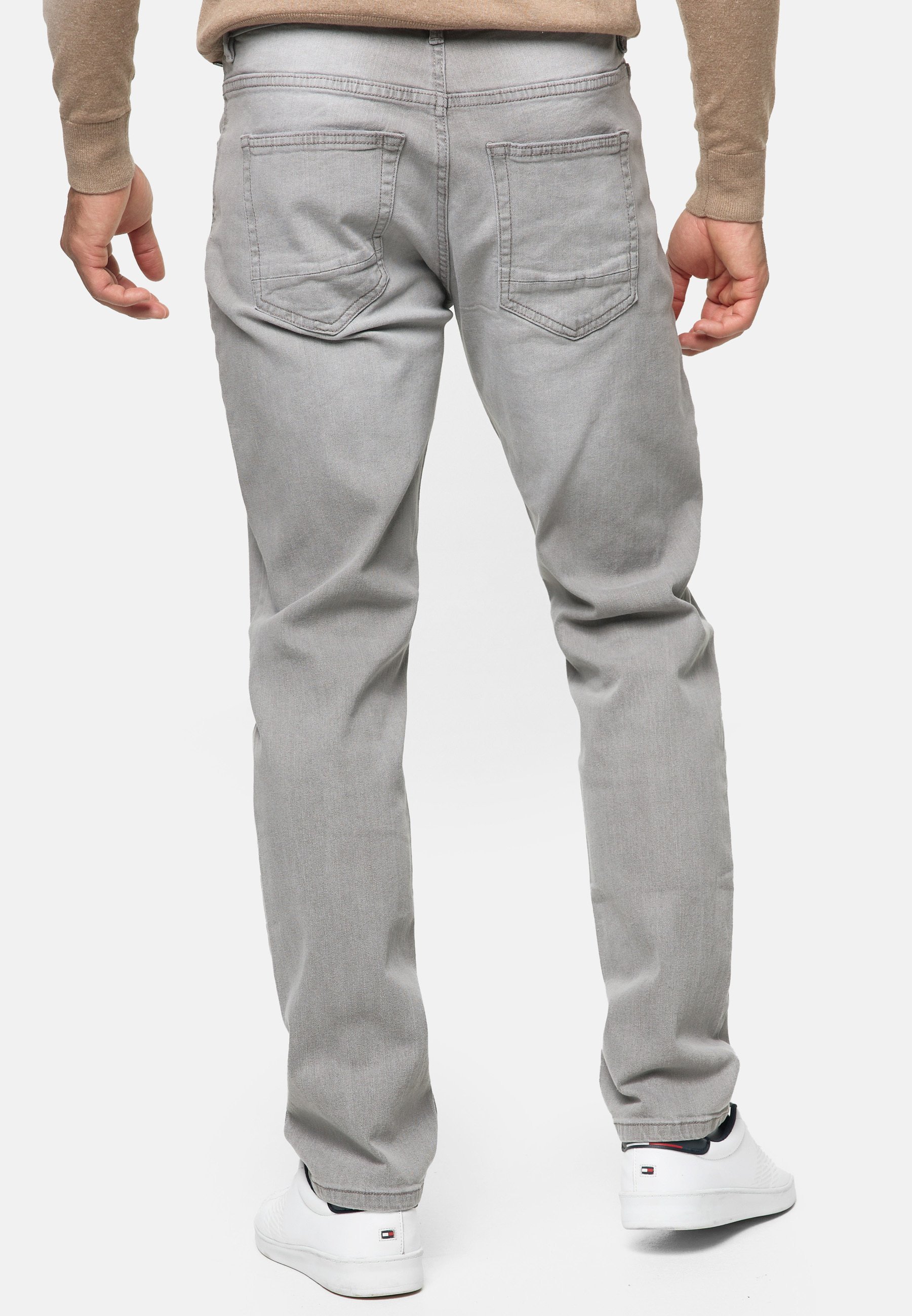 INDICODE JEANS SANTINO - Jean coupe slim - Gris clair nuage
