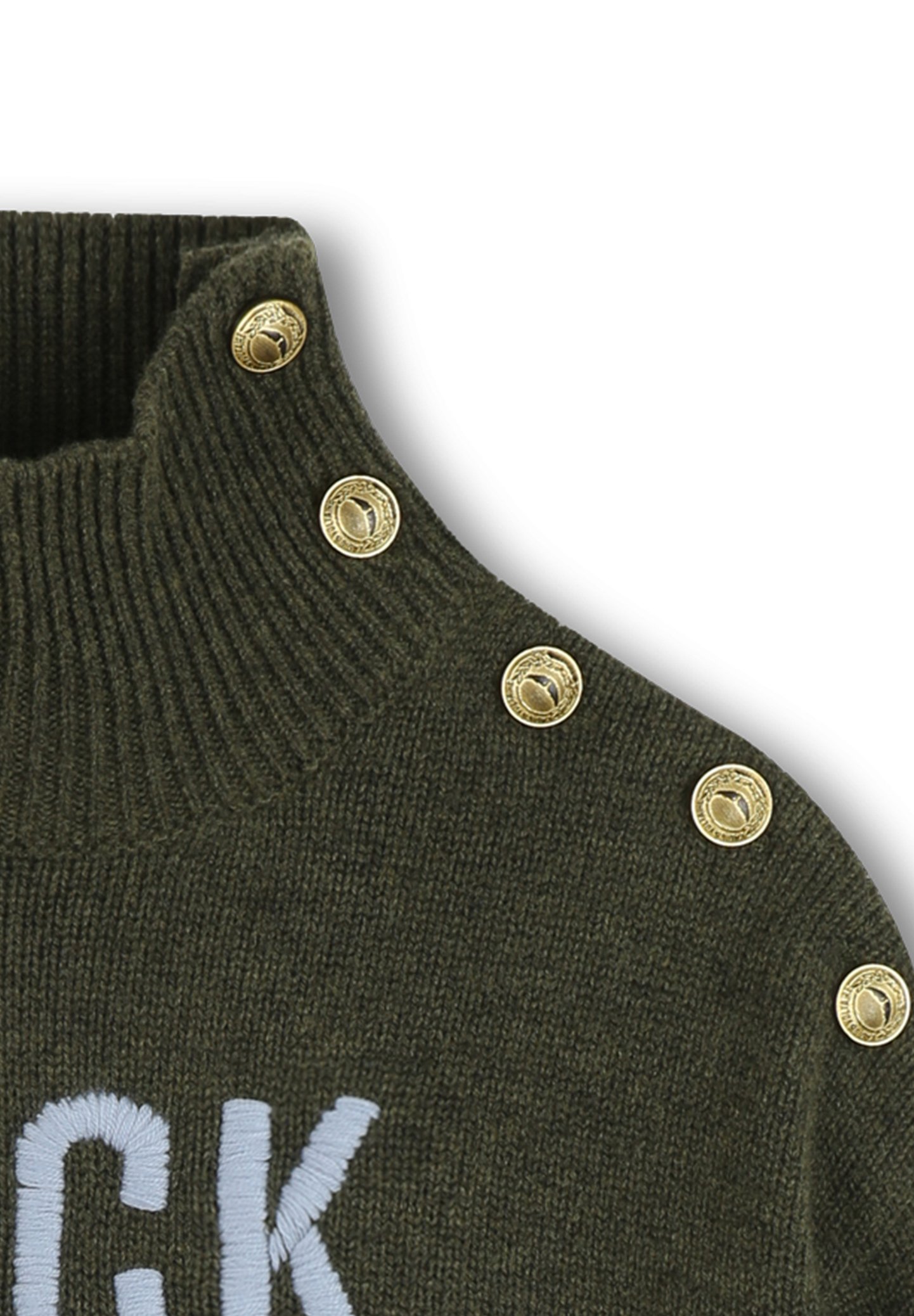Zadig & Voltaire POLO NECK - Trui - groen gemêleerd